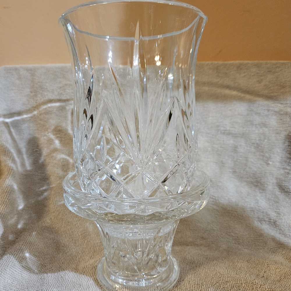 Partylite Cut Glass Votive Candle Holder